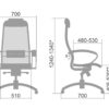 Ղեկավարի աթոռ Metta, SL-1.03 COMFORT-1.01 - Image 5