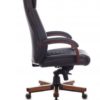Ղեկավարի աթոռ Burocrat, T-9924WALNUT/black - Image 3