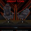 Խաղային աթոռ Burocrat, Knight Armor/black - Image 9