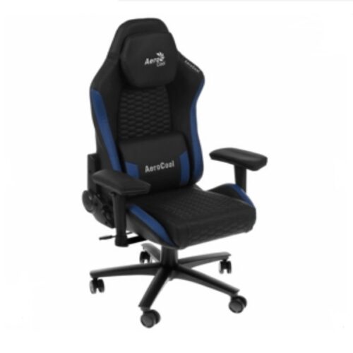 Խաղային աթոռ Aerocool, Crown Leatherette B/Blue