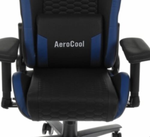 Խաղային աթոռ Aerocool, Crown Leatherette B/Blue - Image 3