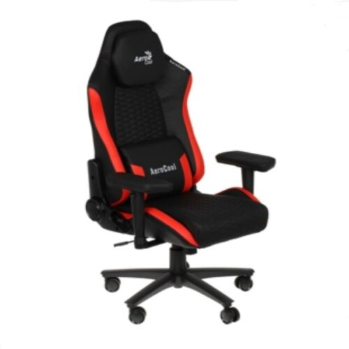 Խաղային աթոռ Aerocool, Crown Leatherette B/Red