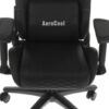 Խաղային աթոռ Aerocool, Crown Leatherette All Black - Image 3