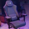 Խաղային աթոռ Aerocool, Crown AeroWeave Ash black - Image 5