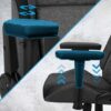 Խաղային աթոռ Aerocool, Crown AeroWeave Ash black - Image 4