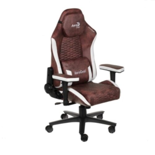 Խաղային աթոռ Aerocool, Crown AeroSuede Burgundy Red