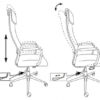 Ղեկավարի աթոռ Burocrat, KB-9N/ECO/or-12 - Image 6