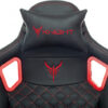 Խաղային աթոռ Burocrat, Knight Titan սև/կարմիր - Image 6